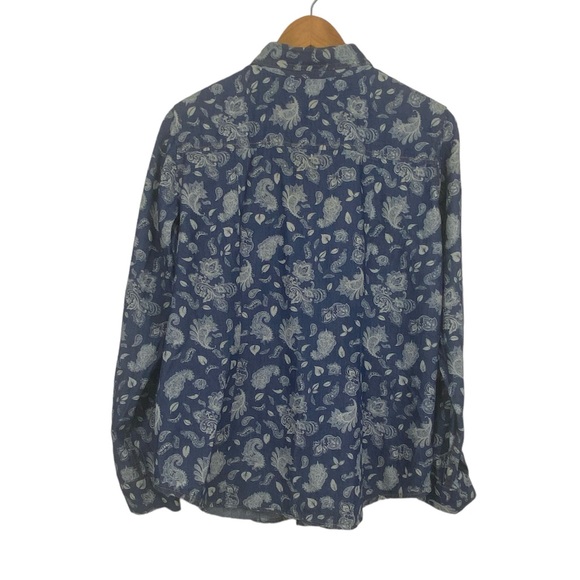 Vintage Western Paisley Shirt Women’s L - Picture 4 of 7